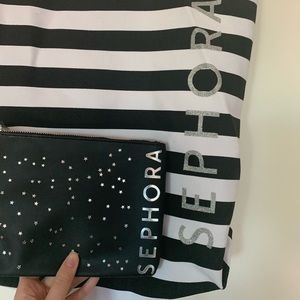 NEW Sephora Tote Bag with Sephora Make-up Bag ✨